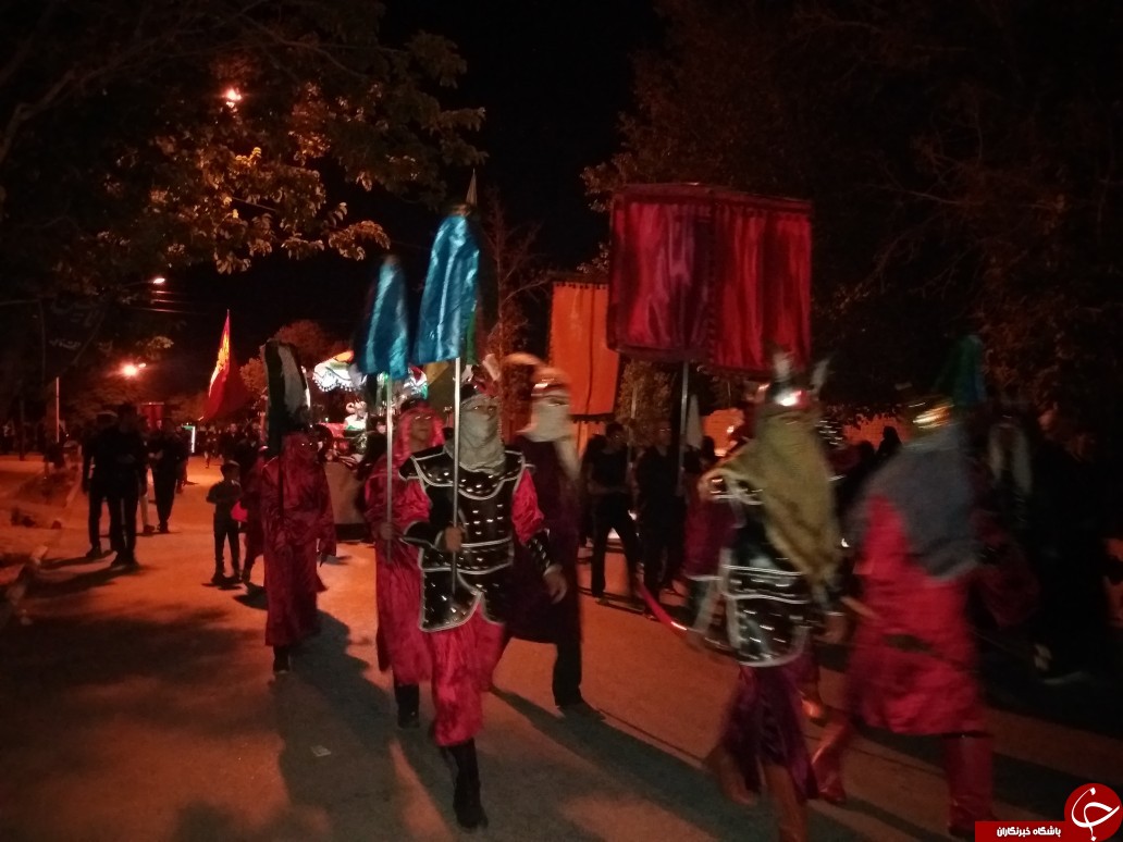 کاروان نمادین اسرای دشت کربلا در «جوپار» + فیلم کاروان نمادین اسرای دشت کربلا در «جوپار» + فیلم