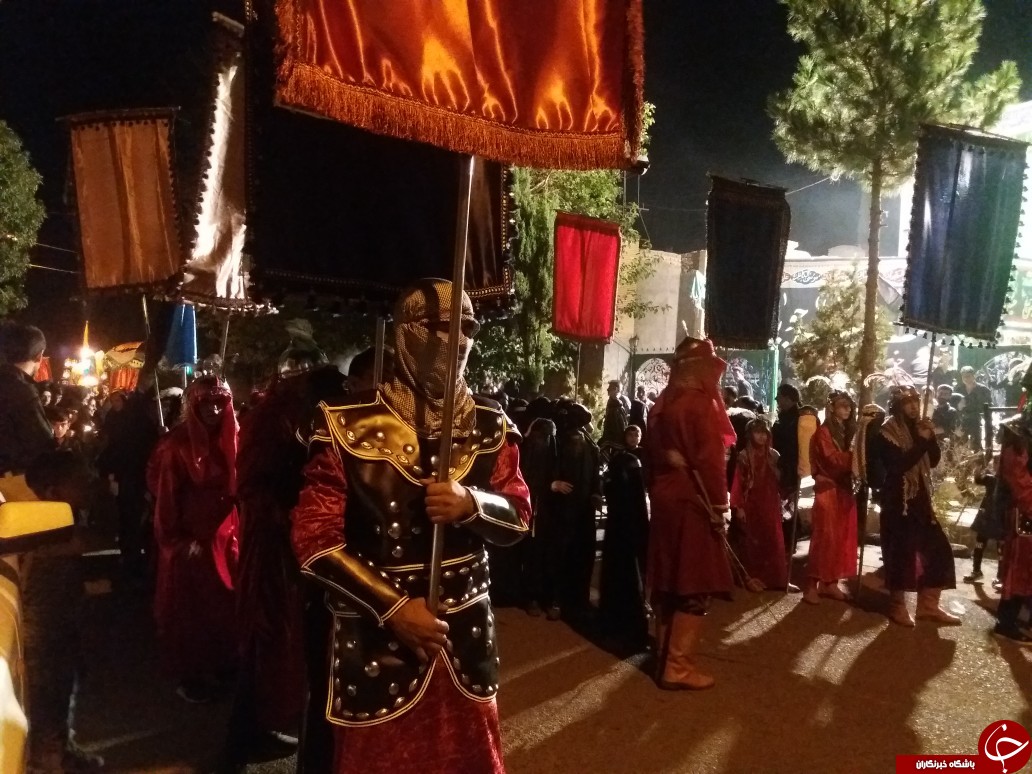 کاروان نمادین اسرای دشت کربلا در «جوپار» + فیلم کاروان نمادین اسرای دشت کربلا در «جوپار» + فیلم