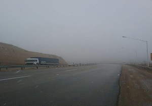 مه گرفتگی و بارش باران در استان سمنان