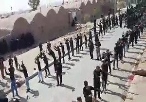 عزاداری روز عاشورا در روستای «سنگان بالاخواف» خراسان رضوی + فیلم