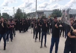 مراسم عزاداری سید و سالار شهیدان در روستای «لاریم» + فیلم