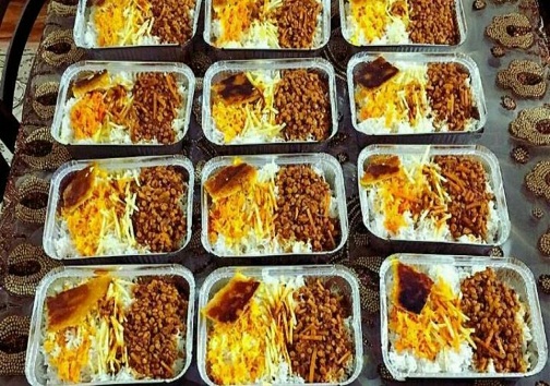 برپایی سفره نذری ۱۰ هزار نفری در شهرستان چُرام