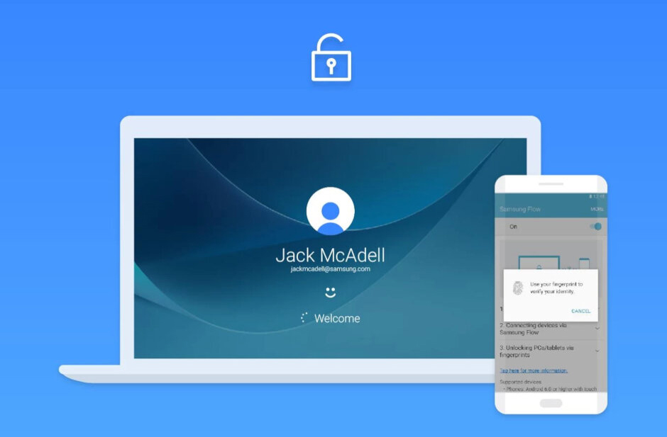 اتصال صفحه نمایش گوشی&zwnj;های هوشمند به تبلت با نرم&zwnj;افزار Samsung Flow
