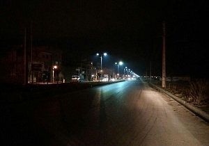 بلوار تاریک و خطرناک در بندرعباس + فیلم