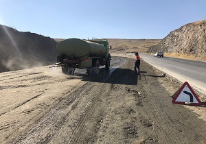 پیشرفت ۶۵ درصدی گردنه خیرآباد تویسرکان