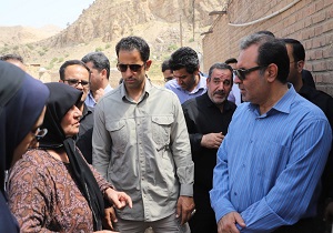بازدید استاندار لرستان از مناطق سیلزده پلدختر