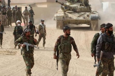 حمله هوایی به پایگاه الحشد الشعبی در بوکمال