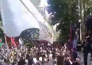 مراسم عزاداری دهه اول ماه محرم در روستای «چیمه رود» + فیلم