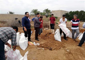 اعزام گروه جهادی از شهرستان فسا به مناطق سیل زده خوزستان