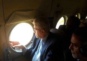 بازدید هوایی وزیر نیرو از طرح انتقال آب بن به بروجن