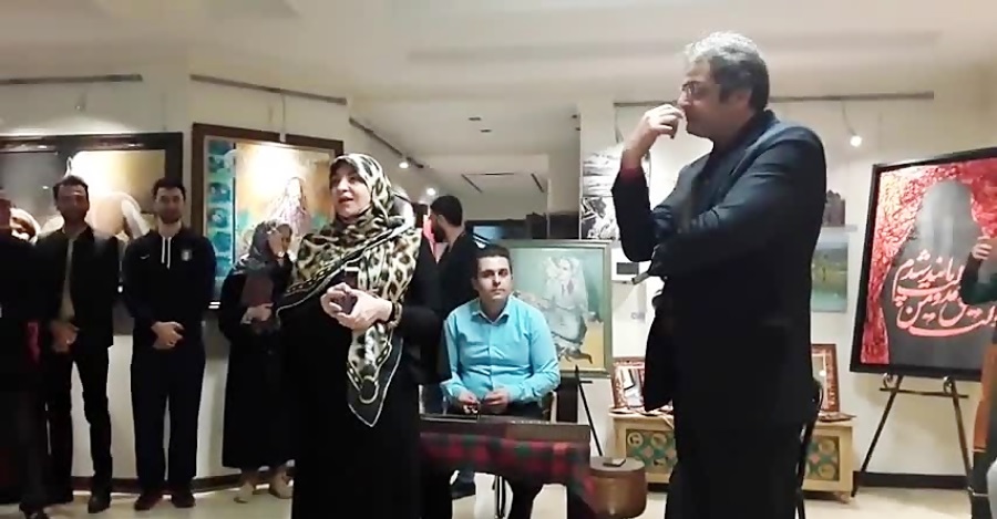 باید دغدغه گالری داران نمایش هنر&zwnj;های ارزشی باشد/ نمایشگاهی که ادای یک نذر است