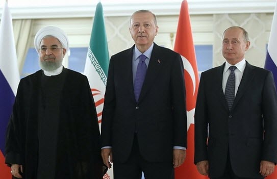 انجیر تعارف کردن اردوغان به روحانی و پوتین +عکس