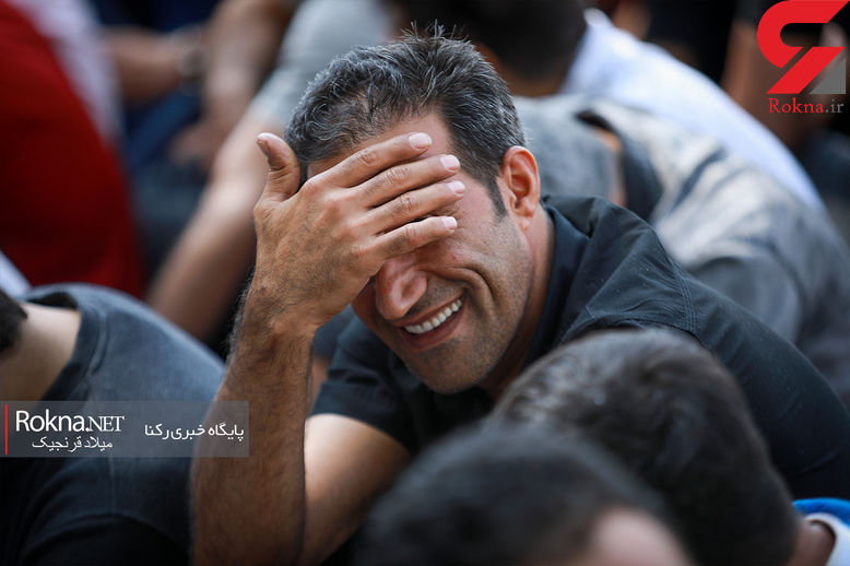 خنده&zwnj;های عجیب یک گنده لات تهرانی بعد از بازداشت + عکس