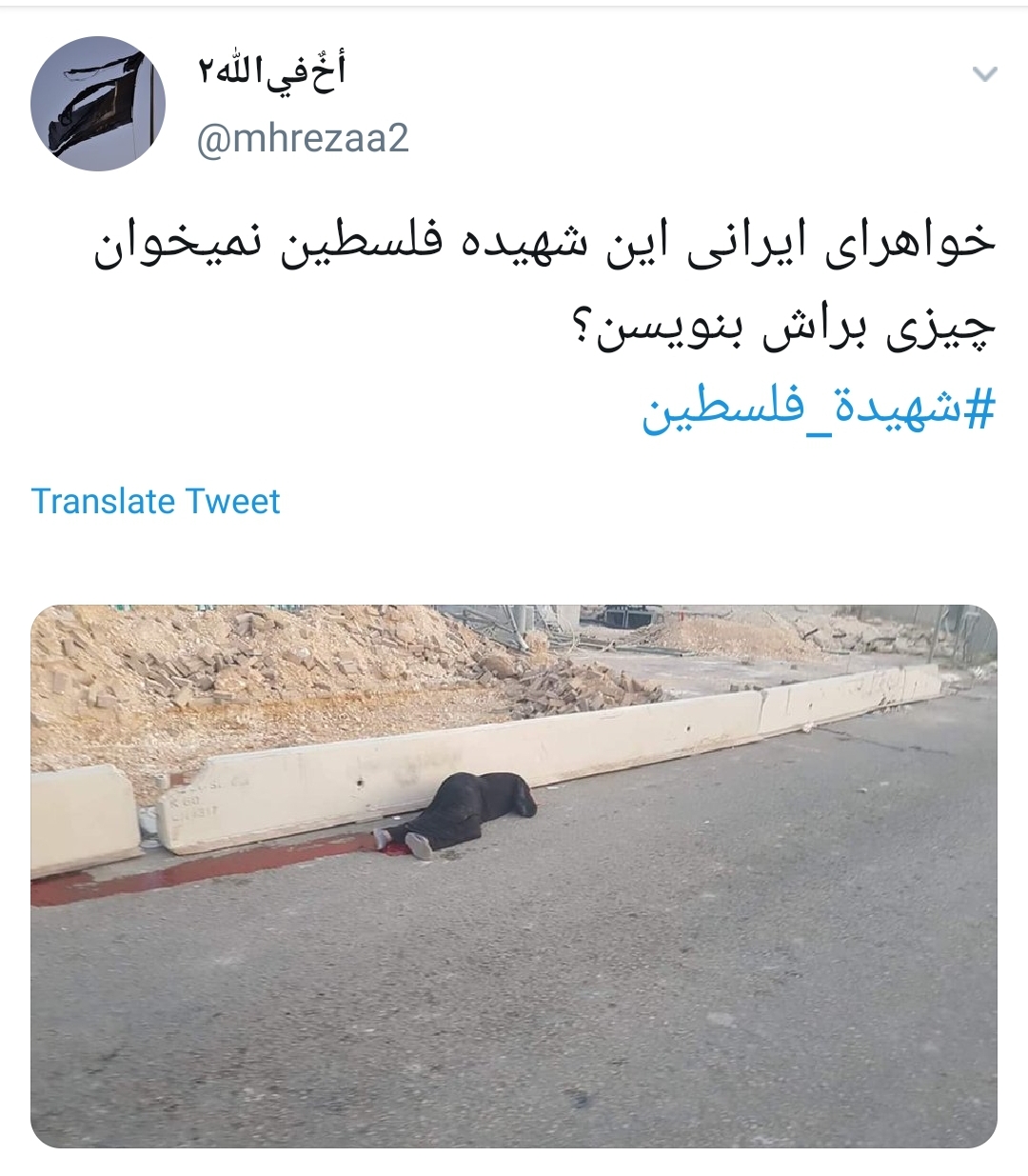 #شهیده_فلسطین /