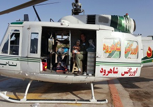 نجات زن باردار شاهرودی با اورژانس هوایی