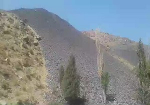 خسارت معدن زغال سنگ به طبیعت روستای طزره دامغان + فیلم