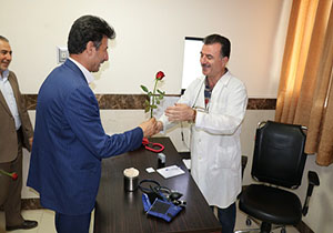 پاسداشت حافظان سلامت جامعه با حضور مسئولین اجرایی شهرستان مهاباد