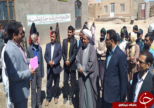 کلنگ زنی ۲ پروژه آبرسانی در شهر شوسف + تصویر