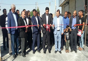 افتتاح چند پروژه در روستای لوشکان بخش اسفرورین
