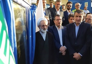 افتتاح ترمینال بار هوایی فرودگاه اصفهان با حضور وزیر راه