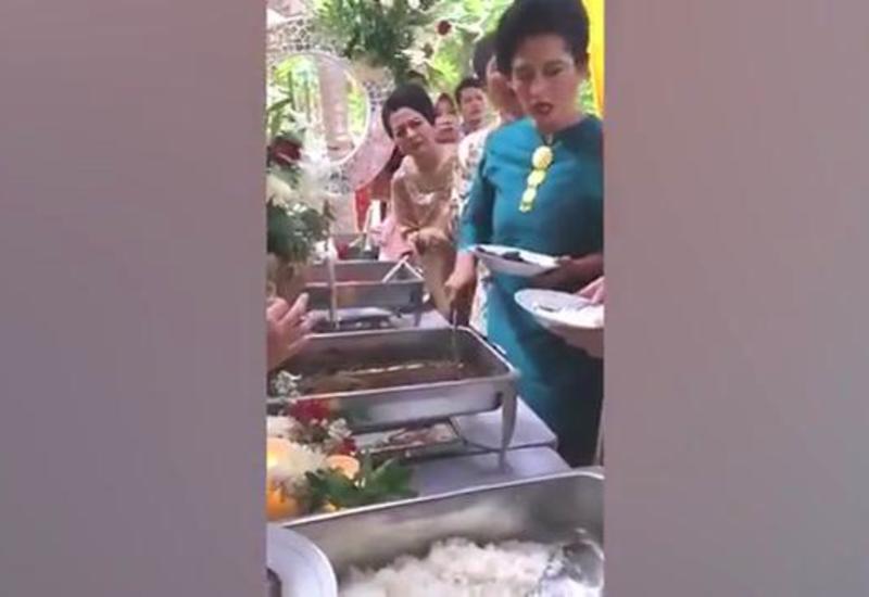 دعوا و زد و خورد میهمانان بر سر شام عروسی + فیلم