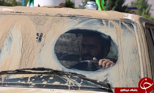 مراسم رژه هفته دفاع مقدس در همدان حسینی شد+ عکس