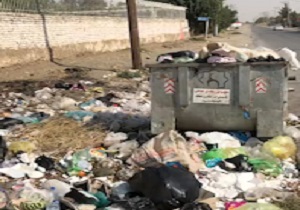 مشکلات کمبود سطل زباله در بلوار فرمانیه مشهد + فیلم
