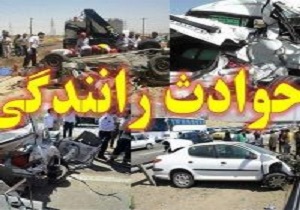 برخورد تانکر حمل سوخت با جدول میانی بزرگراه آزادگان/ بی احتیاطی راننده کار دست او داد