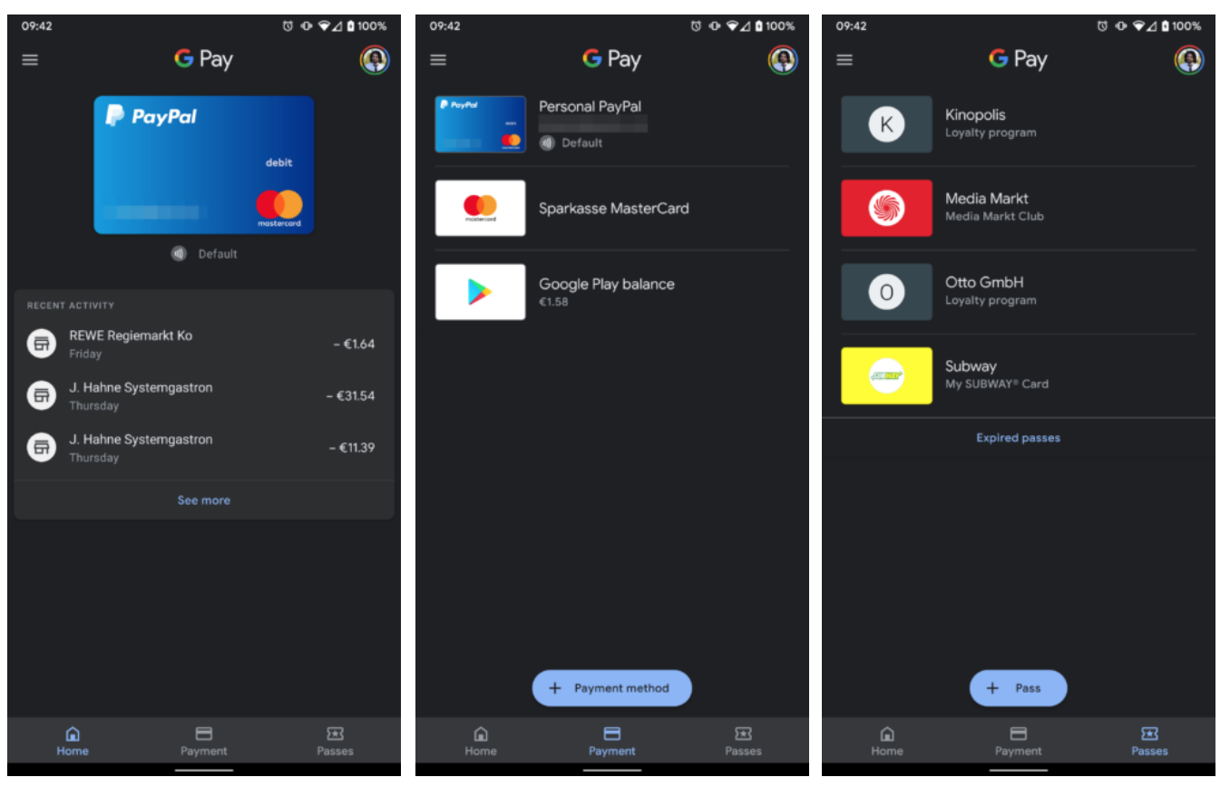 اضافه شدن حالت تاریک به Google Pay +تصاویر