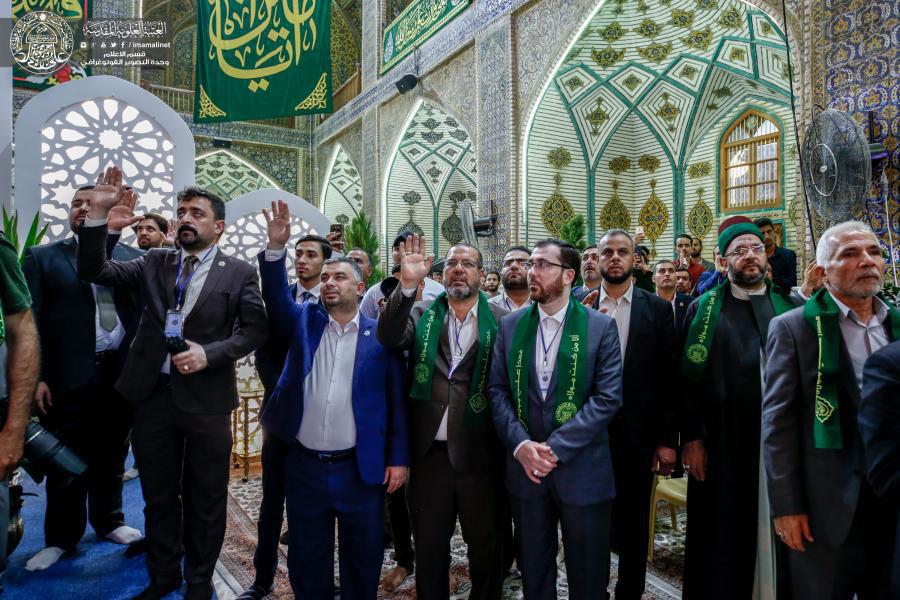 خشت&zwnj;های آسیب دیده حرم مطهر علوی مرمت می&zwnj;شود/ رونمایی از مناره جنوبی بازسازی شده ایوان نجف + عکس