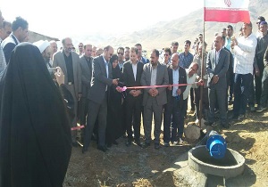 افتتاح طرح آب و خاک در آوج