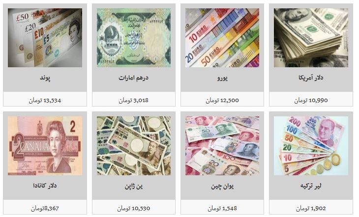 ریزش قیمت ارز در بازار آزاد/ یورو به قیمت ۱۲ هزار و ۵۰۰ تومان تومان رسید