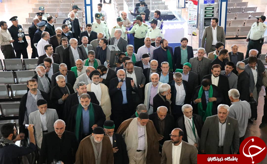 ورود بیش از ۹۰ نفر از پیر غلامان و خادمان حسینی