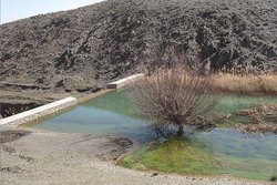 بند رسوب گیر حوزه آبخیز کبود گنبد در شهرستان سلطانیه به بهره برداری رسید