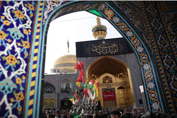 برگزاری مراسم اذن عزا در مشهد