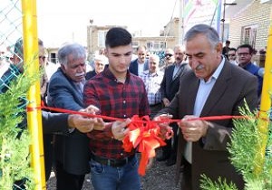 زمین ورزشی اسلام آباد بوکان به بهره برداری رسید