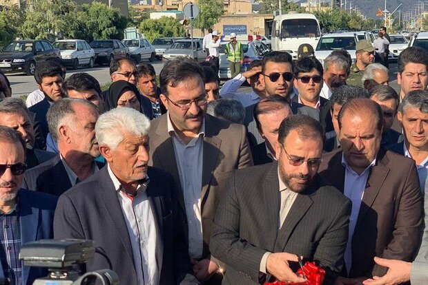 افتتاح زیرگذر رسالت ایلام با حضور معاون رئیس جمهور
