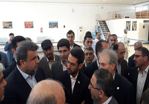 وزیر ارتباطات وارد نوشهر شد