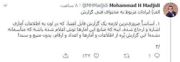 نکته&zwnj;سنجی جالب یک کاربر در خصوص گزارش عملکرد یکساله وزارت ارتباطات