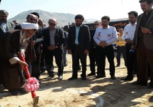 کلنگ زنی پایگاه اورژانس ۱۱۵ میدان قمربنی هاشم (ع) شهرکرد