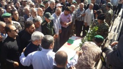 تشییع پیکر پاک و مطهر بسیجی شهید در قروه