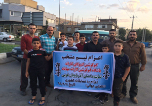 اعزام تیم کیوکوشین کنپو کای کاراته مهاباد به مسابقات کشوری