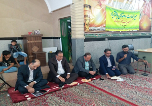 برپایی میز خدمت در روستای باقرآباد بافق