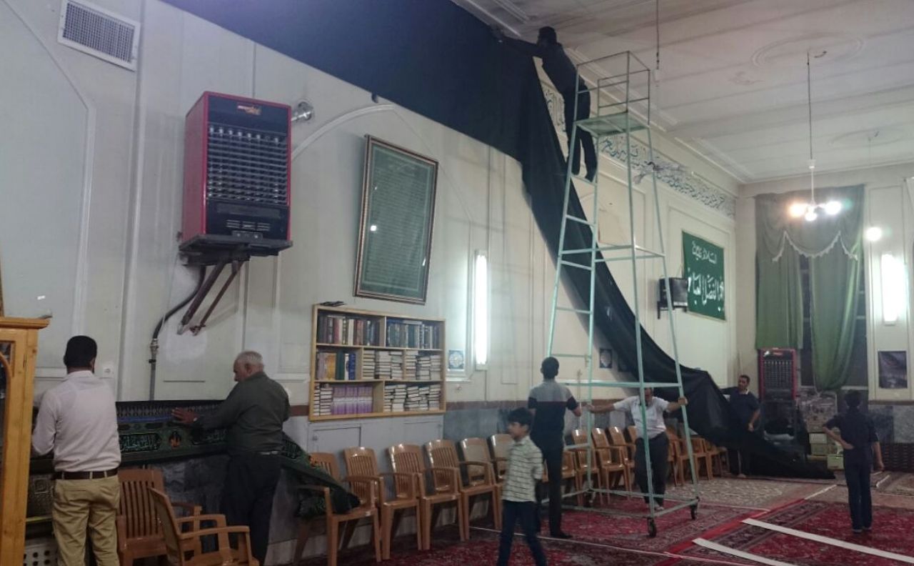 برگزاری مراسم سیاه پوشان در استان مرکزی