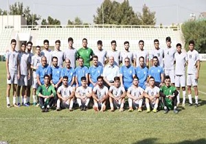 تمرین تیم ملی جوانان با حضور مسئول کمیته فنی فدراسیون فوتبال