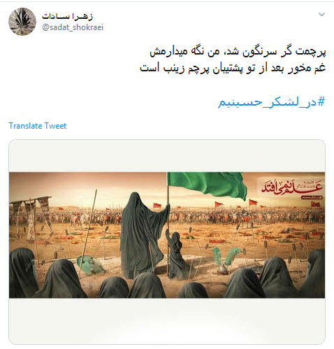 #در_لشکر_حسینیم، ذلت نمیپذیریم +تصاویر