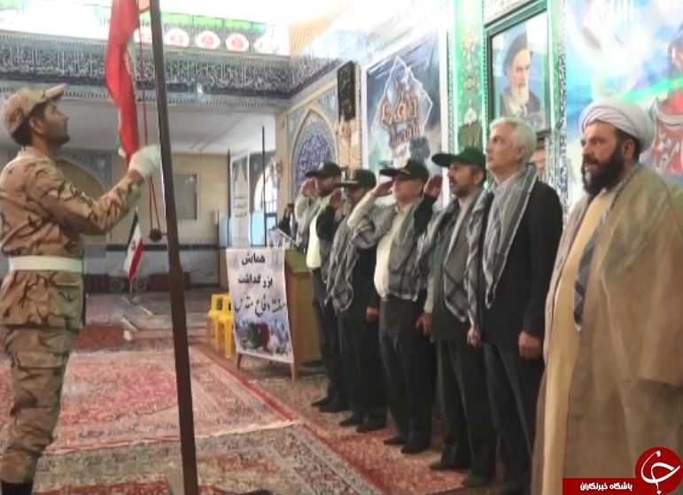مراسم بزرگداشت هفته دفاع مقدس درشهرستان آشتیان