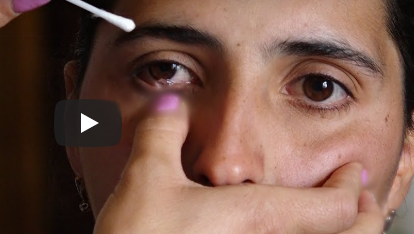 دختری با اشک&zwnj;هایی از جنس کریستال + ویدئو