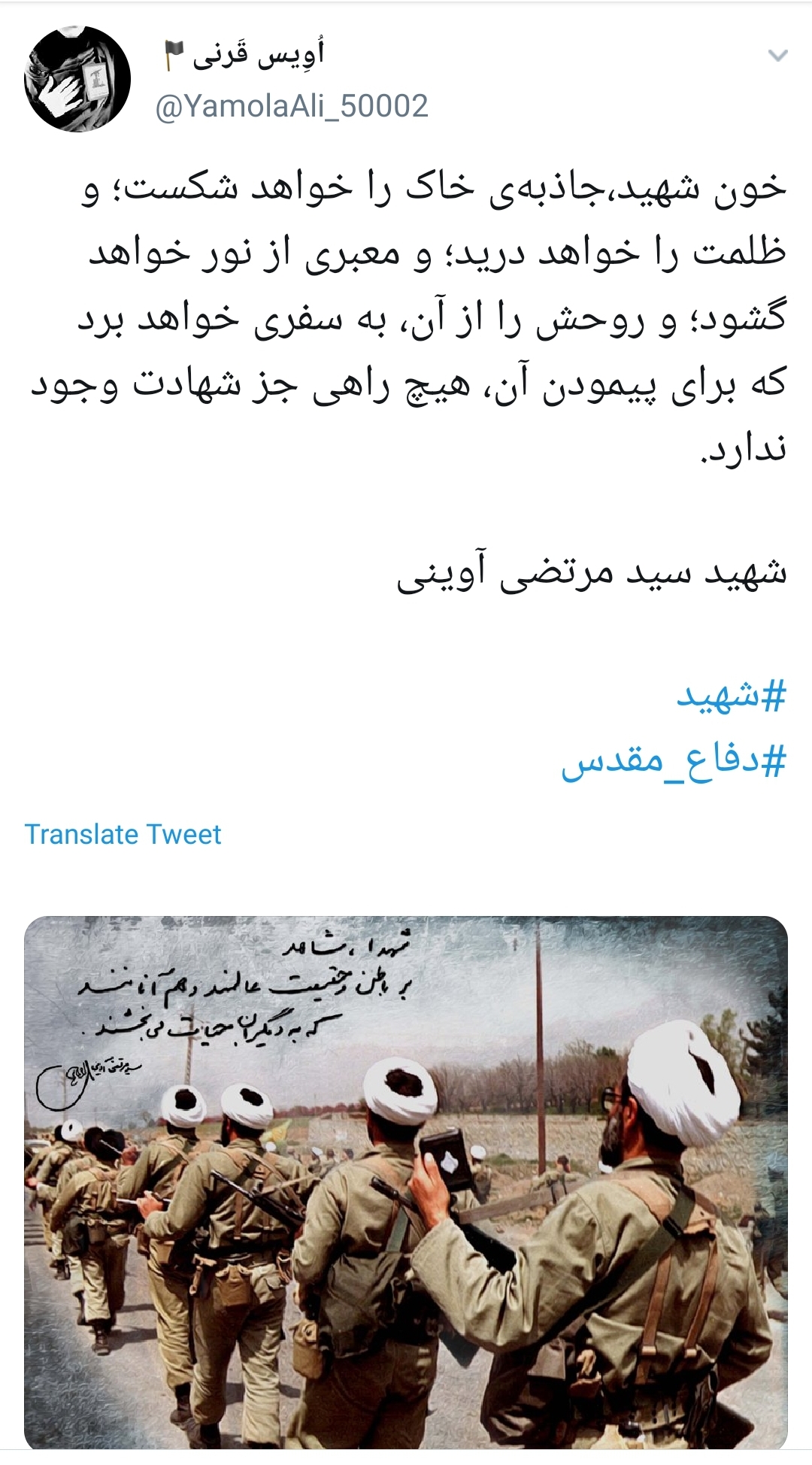 #دفاع_مقدس /&rlm;یادمان باشد که ما خون داده ایم یک بیابان مرد مجنون&zwnj;داده ایم +تصاویر