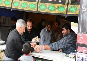 خدمات دهی ۱۷ موکب استان قزوین در کربلا